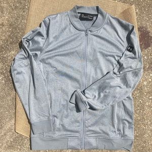 Grey Under Armor Zip Up